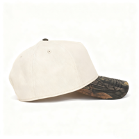 Topi Baseball 5 Panel Sublimasi Motif Camo Real Tree Terry Dot Pria Wanita 2 Warna Topi Golf Bordir Custom Cetak Logo