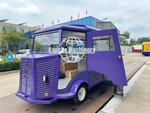 Chariot alimentaire électrique en fibre de verre à prix d'usine avec pneus durables, éclairage personnalisé, doubles éviers et distributeur de bonbons pour utilisation en extérieur - Product Image 3
