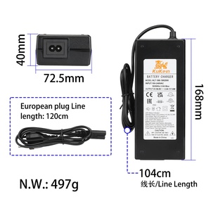 Kukirin ที่ชาร์จ2A 58.8V ของแท้พร้อมหัว CQ 3รูสำหรับ kukirin G2 Master G3 Pro อะแดปเตอร์ที่ชาร์จไฟสำหรับสกู๊ตเตอร์ไฟฟ้า - Product Image 2