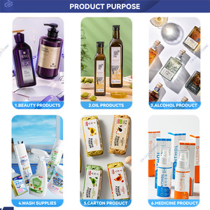 Easy Operate Automatic <b>Wrap</b> Water Wine Honey Bottle Labeler Machine for Glass <b>Plastic</b> High-Accuracy Multifunctional Touchscreen - Product Image 5