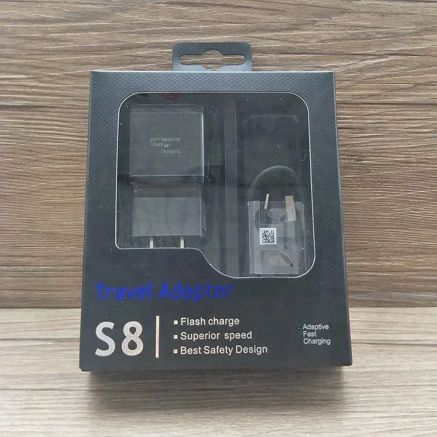 Pour Samsung galaxy S10 S9 S8 S6 S4 chargeur de charge rapide adaptateur 5v2a EU US UK prise adaptateur de voyage chargeur rapide mural pour samsung