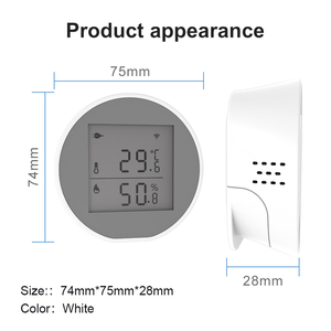 WIFI Smart <b>Temperature</b> Humidity <b>Sensor</b> APP Notification Alert <b>Wireless</b> Hygrometer Thermometer - Product Image 3