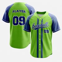 Camiseta de Béisbol Personalizada al por Mayor, Uniforme de Equipo, Transpirable, con Botones, Camisa Deportiva, Logotipo, Nombre y Número Personalizados, Fabricante OEM