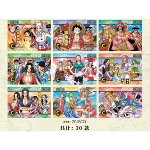 Cartes à collectionner d'anime One Piece, imprimées en couleur, écologiques, cartes de jeu TCG avec des personnages populaires - Product Image 3
