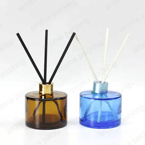 Geurige Speciale Diffuser Betekenisvolle Festival Geschenkdoos Wit Roze Bruin Opgeluisterd Glas Luxe Riet Diffuser Voor Decoratie - Product Image 1