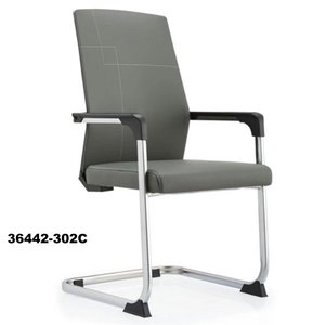Chaise visiteur à dossier moyen avec maille mobilier de bureau moderne chaise de bureau 36442-302C - Product Image 3