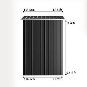 Abri en tôle pour <span class=keywords><strong>outils</strong></span> mobile, abri pour activités de plein air, abri pour le désordre dans le <span class=keywords><strong>jardin</strong></span>, cour, cour, simple pièce de rangement - Product Image 3