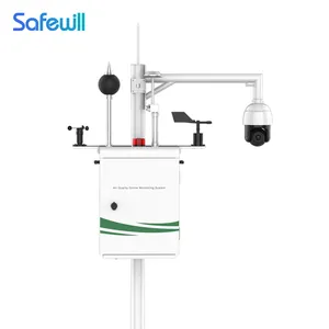 SAFEWILL ES80A-A6 out door air pollution O3/SO2/NO2/CO ambient air quality and noise monitoring equipment