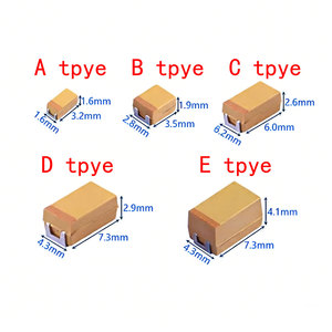 10PCS Condensadores de Tantalio en Carcasa A B C D 6V 10V 16V 25V 35V 50V 0.1UF 1uf 2.2UF 4.7UF 10UF 22UF 33UF 47UF 100UF 220uF 330UF - Product Image 1