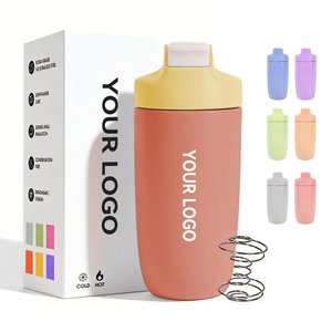 Botella Mezcladora de Proteínas Personalizada, Botella Mezcladora de Proteínas de Acero Inoxidable con Aislamiento al Vacío, Botella Mezcladora de Proteínas Ecológica <span class=keywords><strong>para</strong></span> Gimnasio - Product Image 1