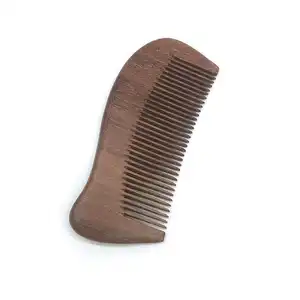 Factory wholesale high quality generic wooden beard hair lice wood comb
