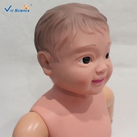 Maniquí de Entrenamiento Infantil Avanzado, Modelo de Simulación de Bebé de Cuerpo Completo para Enseñanza de Enfermería Pediátrica, CE/ISO/ROHS/CNAS