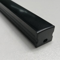 Allsome 6063-T5 — alliage d'aluminium noir, profilé LED, long, pour décoration de maison