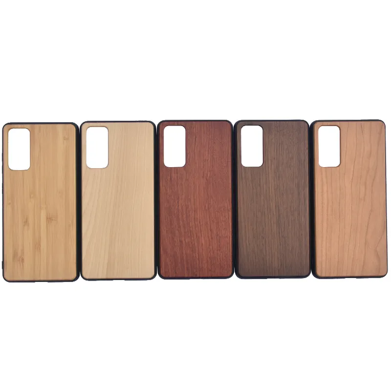 Casing pelindung ponsel kayu solid untuk samsung galaxy s20 fe 21 fe s22 s23 s24 casing pelindung kayu mewah ultra harga rendah