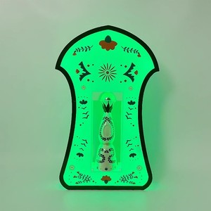 Presentador de Botellas de Vino con LED, Estilo Porcelana Azul y Blanca, Base para Exhibición de Tequila para Club Nocturno - Product Image 3