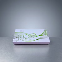 Boîte cadeau magnétique écologique de luxe personnalisée pour compléments de collagène en peptides, boîte en papier rigide faite à la main avec laminage mat et feuille d'aluminium