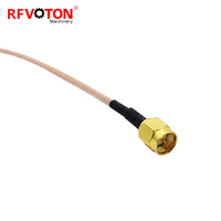 Câble coaxial RG316 à faible perte de 30 cm, connecteur SMA mâle vers RP SMA mâle, 50 ohms, pour antenne RF