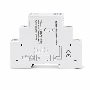 Compteur d'énergie intelligent Zigbee 1P 40A <span class=keywords><strong>sur</strong></span> rail DIN, minuterie durable, surveillance de la consommation d'énergie, relais de minuterie, TUYA <span class=keywords><strong>Smartlife</strong></span> - Product Image 3
