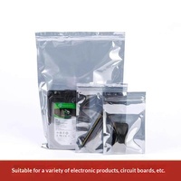 PE Anti-Static Self-Sealing Shielding ESD Bag for Computer Graphics Card Hard Disk IC Chip Moisture Proof Packaging RoHS