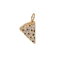 Chaîne réglable DIY populaire européenne et américaine, série alimentaire en pierre naturelle, vintage, unisexe, plaqué cuivre couleur or 18 carats