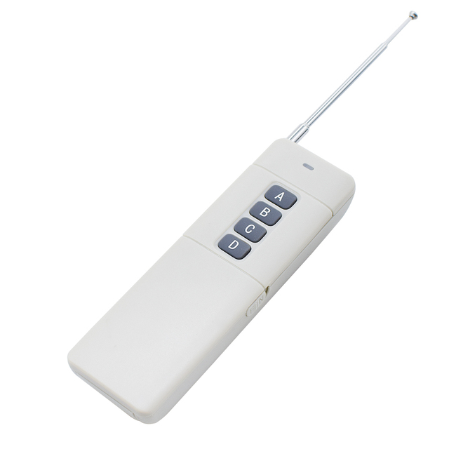 SMG-266 DC9V ABCD 4 Buttons Universal High Power Long Distance Electronics Door/Gate/Car Opener RF Wireless Remote Control
