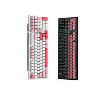 Clavier de jeu mécanique USB K98 Pro RGB universel avec interrupteurs Cherry-Pink Blue-Switch ABS, tri-mode, étanche