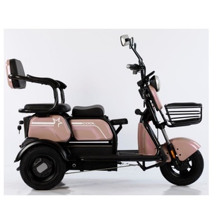 Triciclo Eléctrico Popular de Fábrica China, Scooter Eléctrico Seguro para Adultos, Herramienta de Movilidad con Asiento para Bebé - Product Image 3