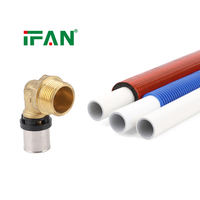 Raccords à sertir IFAN PEX-AL-PEX en laiton pour tuyaux multicouches, pour la plomberie et l'alimentation en eau