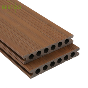 Revêtement de <span class=keywords><strong>terrasse</strong></span> en WPC co-extrudé, vente en gros d'usine, <span class=keywords><strong>terrasse</strong></span> composite extérieure, imperméable, antidérapant, design européen brossé - Product Image 5