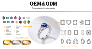 Giá Tốt Đồ Trang Sức Tốt Đá Quý Tự Nhiên Của Ruby 925 Sterling Silver Bạc Tùy Chỉnh Có Thể Điều Chỉnh Sang Trọng Chính Hãng Cưới Của Ruby Nhẫn Thiết lập - Product Image 5