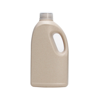 Bouchons de bouteilles en plastique jetables biodégradables en amidon de maïs de 1 L, bouteilles de détergent à lessive de 1000 ml pour sérum de soin de la peau, blush