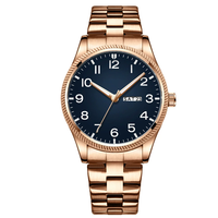 Montre de terrain vintage pour homme avec logo personnalisé, 43 mm, cadran carré en alliage d'acier inoxydable, aiguilles, double calendrier, quartz, fabricant OEM