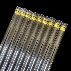 BOHO Marka 15mm Şeffaf <span class=keywords><strong>PC</strong></span> Yuvarlak Ambalaj Tüpü, Sünger Dolgulu Uç Tıpası ve Küçük Parçalar Sergileme Kullanımı için Özel Boyutlu - Product Image 2