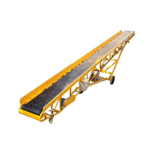 เครื่องลำเลียงยางแบนแบบเคลื่อนที่ได้<span class=keywords><strong>สายพาน</strong></span>สแตนเลสสำหรับสายพานลำเลียงซีเมนต์ - Product Image 1