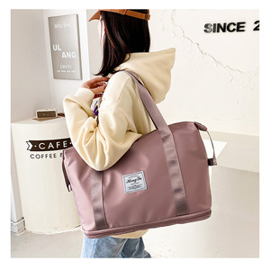 Sacs de voyage en polyester à fermeture éclair, nouvelle mode, pour courts séjours, bagages étudiants, séparation sec/humide, sacs de sport étanches à main - Product Image 6