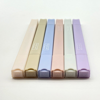 Fabrication Oem non toxique 6 8 12 couleurs feutre pointe Bible surligneur marqueurs Kawaii texte double pointe stylos marqueurs