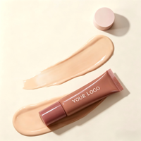 Tube cosmétique à presser avec logo personnalisé, tube en plastique vide pour fond de teint, crème BB et correcteur, tube pour lotion corporelle
