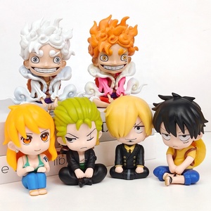 Figuras Miniatura de Anime Kawaii de <span class=keywords><strong>One</strong></span> Piece: Nika Roronoa Zoro, Nami y Sanji, para Decoración de Escritorio, Coche o Regalo - Product Image 5