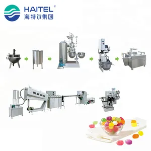 Automatic Small Scale Stainless Steel Soft Milk Candy Processing Forming Production Line for Sale