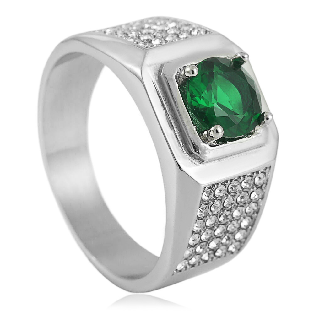 Silver Green Stone