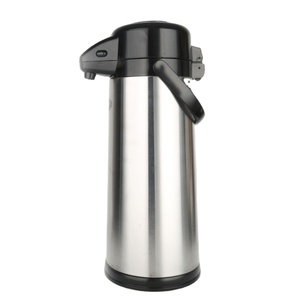 <span class=keywords><strong>Airpot</strong></span> de acero inoxidable de 2,2 L, con bomba de aire de presión manual, botellas de agua de vidrio para café, té - Product Image 1