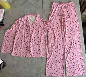 Conjuntos de Pijamas de Lujo para Mujer, Personalizados con Estampado de Leopardo y Lunares, Pijamas de Modal y Bambú para Mujer, Conjuntos de Salón, Ropa de Dormir, Conjunto de Pijamas - Product Image 3