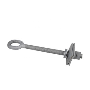 <span class=keywords><strong>Perno</strong></span> de <span class=keywords><strong>ojo</strong></span> ovalado de acero al carbono galvanizado en caliente <span class=keywords><strong>Perno</strong></span> de <span class=keywords><strong>ojo</strong></span> forjado largo <span class=keywords><strong>con</strong></span> acabado liso para accesorios de energía eléctrica - Product Image 2