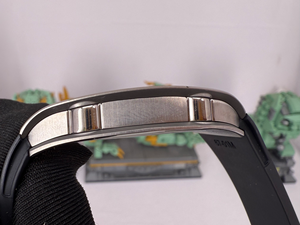 Montre mécanique pour homme de style racing, série 67-01, boîtier de luxe en forme de barillet, cadran à chiffres numériques grands et creux, automatique, étanche - Product Image 5