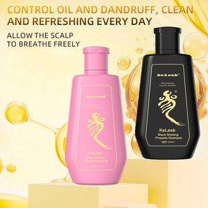 Shampoo antipelliculaire KeLeek au ginseng noir et à <span class=keywords><strong>la</strong></span> <span class=keywords><strong>propolis</strong></span>, renforce les racines des cheveux, nettoyage en profondeur pour les cheveux gras, 260 ml - Product Image 6