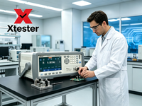 Xtester -UC2517+ Testeur de faible résistance, milliohmmètre, précision de 0,05 %, pour test de résistance des bobines, transformateurs, connecteurs, circuits imprimés