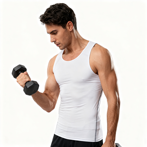 Chaleco Deportivo Sin Mangas para Hombre, Verano, Venta al por Mayor, Tops Casuales Activos, Ajuste Delgado, Secado Rápido, Camisetas sin Mangas para Ejercicio y Deporte - Product Image 4