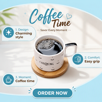 Porcelaine Tasse À Café avec Soucoupe et Support En Métal 4 Once Empilable En Céramique À Moka Espresso Tasses Tasses Ensemble pour Latte