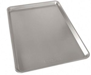 Grand plat à pâtisserie Ware Baker en acier inoxydable, plateau de cuisson non perforé et perforé, plateau de four, plat à pâtisserie B - Product Image 1