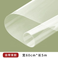 Décoration murale film statique film protecteur transparent mur intérieur maison décor